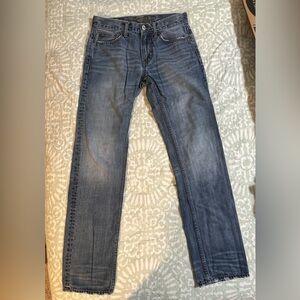 30x34 American Eagle jeans. slim straight. Blue Denim